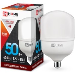 Лампочка InHome LED-HP-PRO 50W 4000K E27/E40