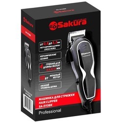 Машинка для стрижки волос Sakura SA-5113BK