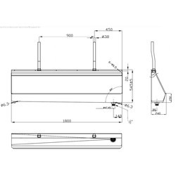 Писсуар Oceanus 2-006.1 L/R