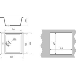 Кухонная мойка Horke M-21 M21W06