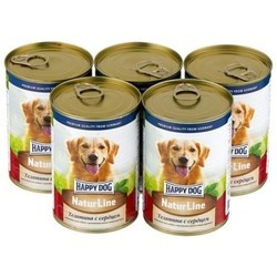 Корм для собак Happy Dog NaturLine Canned Adult Veal/Heart 8 kg