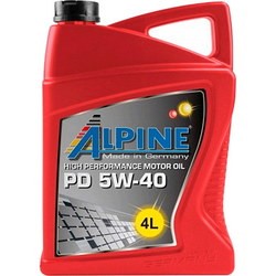 Моторные масла Alpine PD 5W-40 4L