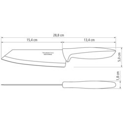 Кухонные ножи Tramontina Plenus 23443/166