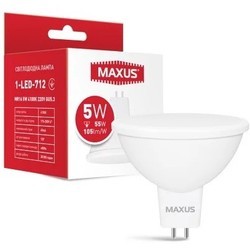Лампочки Maxus 1-LED-713 MR16 5W 3000K GU5.3