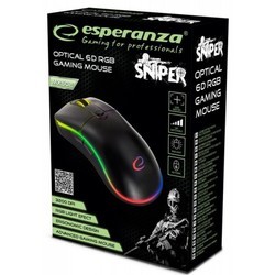 Мышки Esperanza Wired Mouse for Gamers 6D Opt. USB MX502 Sniper