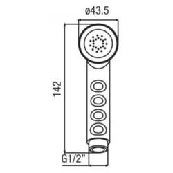 Душевые системы ALPI DC 049 CR