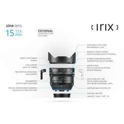 Объективы Irix 15mm T2.6 Cine