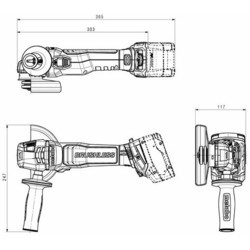 Шлифовальные машины Metabo WVB 18 LT BL 11-125 Quick 613057850