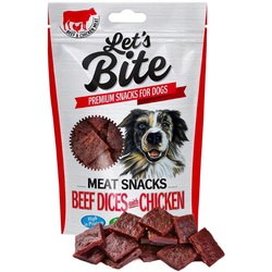 Корм для собак Brit Lets Bite Meat Snacks Beef Dices with Chicken 0.8 kg
