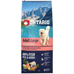 Корм для собак Ontario Adult Large Fish/Rice 12 kg
