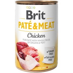 Корм для собак Brit Pate&amp;Meat Chicken 0.4 kg