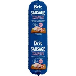 Корм для собак Brit Premium Sausage Chicken/White Fish 0.8 kg