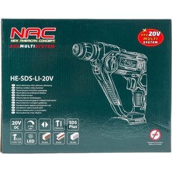 Перфораторы NAC HE-SDS-LI-20V