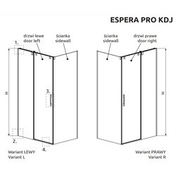 Душевые кабины Radaway Espera Pro KDJ 110Lx110