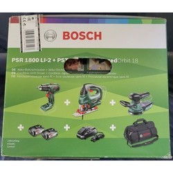Наборы электроинструментов Bosch PSR 1800 LI-2 Plus PST 18 LI Plus AdvancedOrbit 18