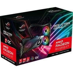 Видеокарты Asus Radeon RX 6950 XT ROG Strix LC OC