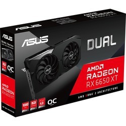 Видеокарты Asus Radeon RX 6650 XT Dual OC
