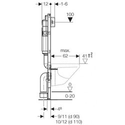 Инсталляции для туалета Geberit Duofix 458.178.11.1