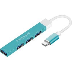 Картридеры и USB-хабы Promate LiteHub-4