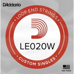 Струны DAddario Nickel Wound Loop End Single Strings 020