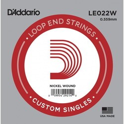 Струны DAddario Nickel Wound Loop End Single Strings 022