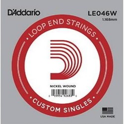 Струны DAddario Nickel Wound Loop End Single Strings 046