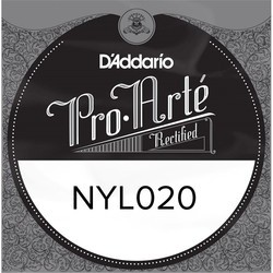 Струны DAddario Classical Rectified Nylon Single 020