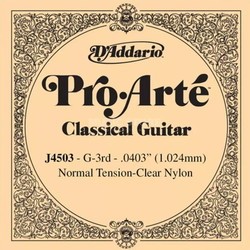 Струны DAddario Single Pro-Arte Nylon 40