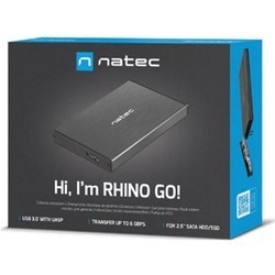 Карманы для накопителей NATEC Rhino Go Black