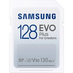 Карты памяти Samsung EVO Plus 130 Mb/s SDXC UHS-I U3 128GB