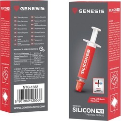Термопасты и термопрокладки Genesis Silicon 701