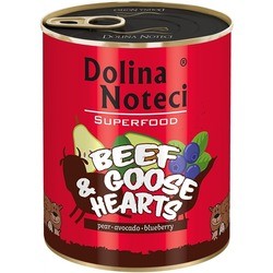 Корм для собак Dolina Noteci Superfood Beef/Goose Hearts 0.8 kg