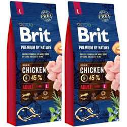 Корм для собак Brit Premium Adult L 30 kg