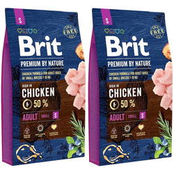 Корм для собак Brit Premium Adult S 16 kg