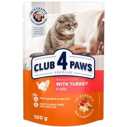 Корм для кошек Club 4 Paws Adult Turkey in Jelly 2.4 kg