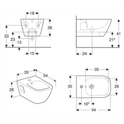 Биде Kolo Modo L35100900