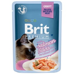 Корм для кошек Brit Premium Sterilized Salmon Fillets 2.04 kg