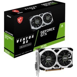 Видеокарты MSI GeForce GTX 1630 VENTUS XS 4G OC