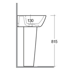 Умывальники Rak Ceramics One 60 EL0101AWHA