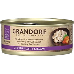 Корм для кошек Grandorf Adult Canned with Chicken Breast/Salmon 0.42 kg