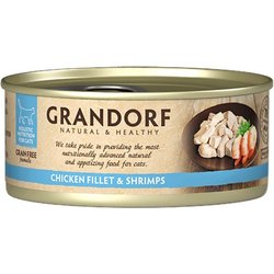 Корм для кошек Grandorf Adult Canned with Chicken Breast/Shrimps 0.42 kg