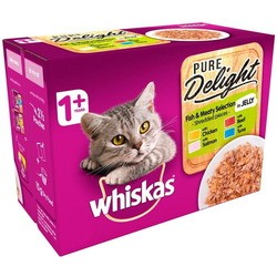 Корм для кошек Whiskas Pure Delight Fishy/Meaty Selection in Jelly 2.04 kg