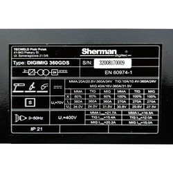 Сварочные аппараты Sherman DIGIMIG 360 GDS