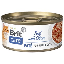 Корм для кошек Brit Care Pate Adult Beef with Olived 0.07 kg