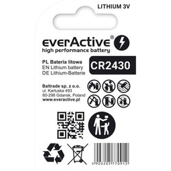 Аккумуляторы и батарейки everActive 1xCR2430
