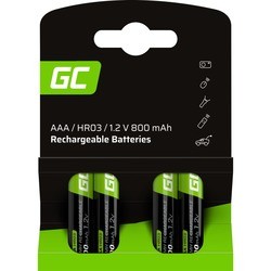 Аккумуляторы и батарейки Green Cell 4xAAA 800 mAh