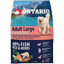 Корм для собак Ontario Adult Large Fish/Rice 2.25 kg