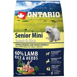 Корм для собак Ontario Senior Mini Lamb/Rice 2.25 kg