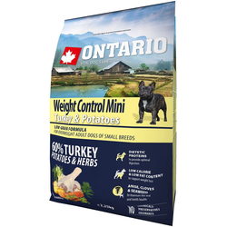 Корм для собак Ontario Weight Control Mini Turkey/Potatoes 2.25 kg