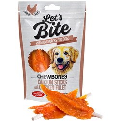 Корм для собак Brit Lets Bite Chewbones Calcium Sticks/Chicken Fillet 0.3 kg